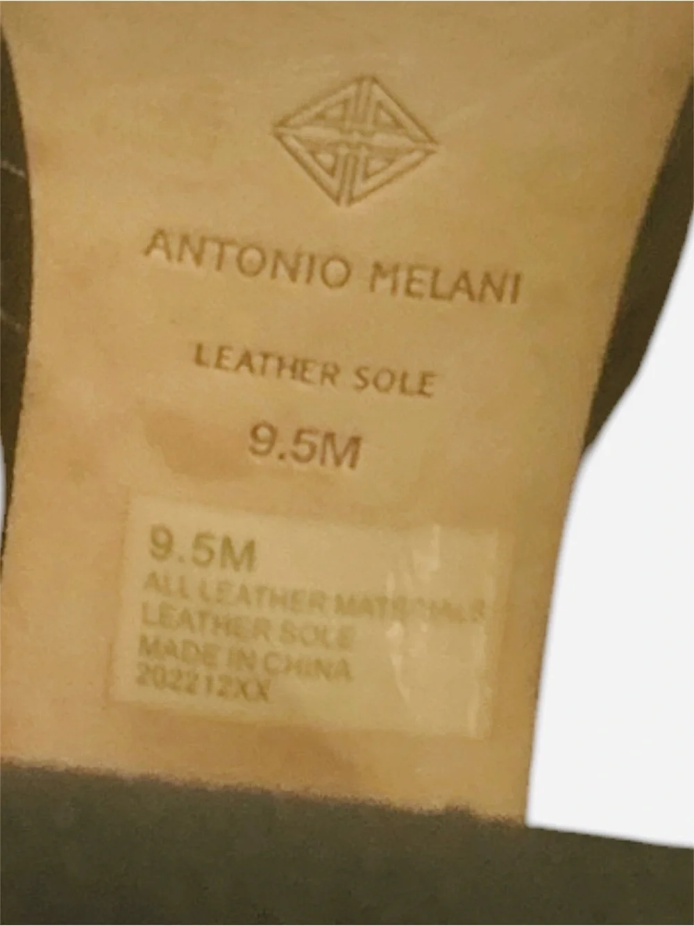 ANTONIO MELANI Bree Tubular Black Leather Multi-Strap Platform Block Heels